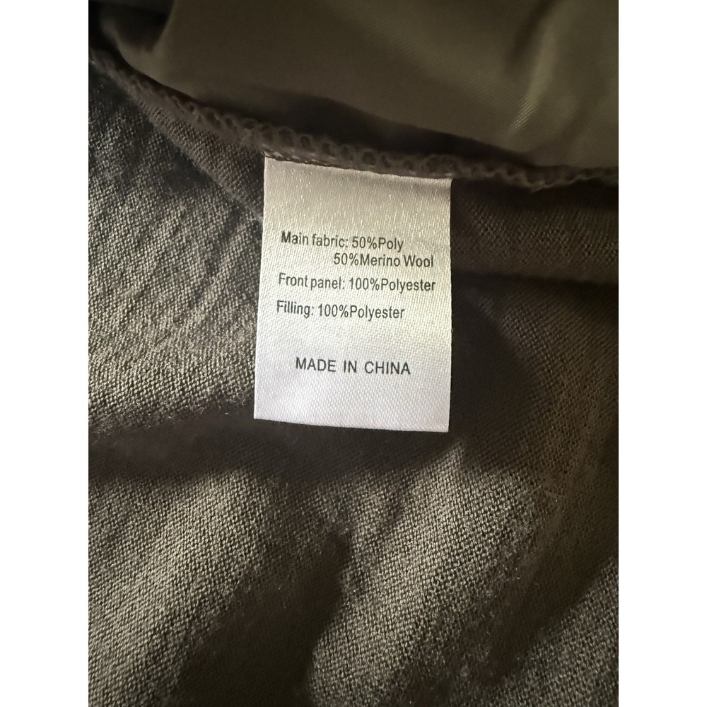 Badlands Ovis Merino Sweater Mens XXL Approach Camo Hunting Jacket Full Zip Wool - Picture 6 of 7